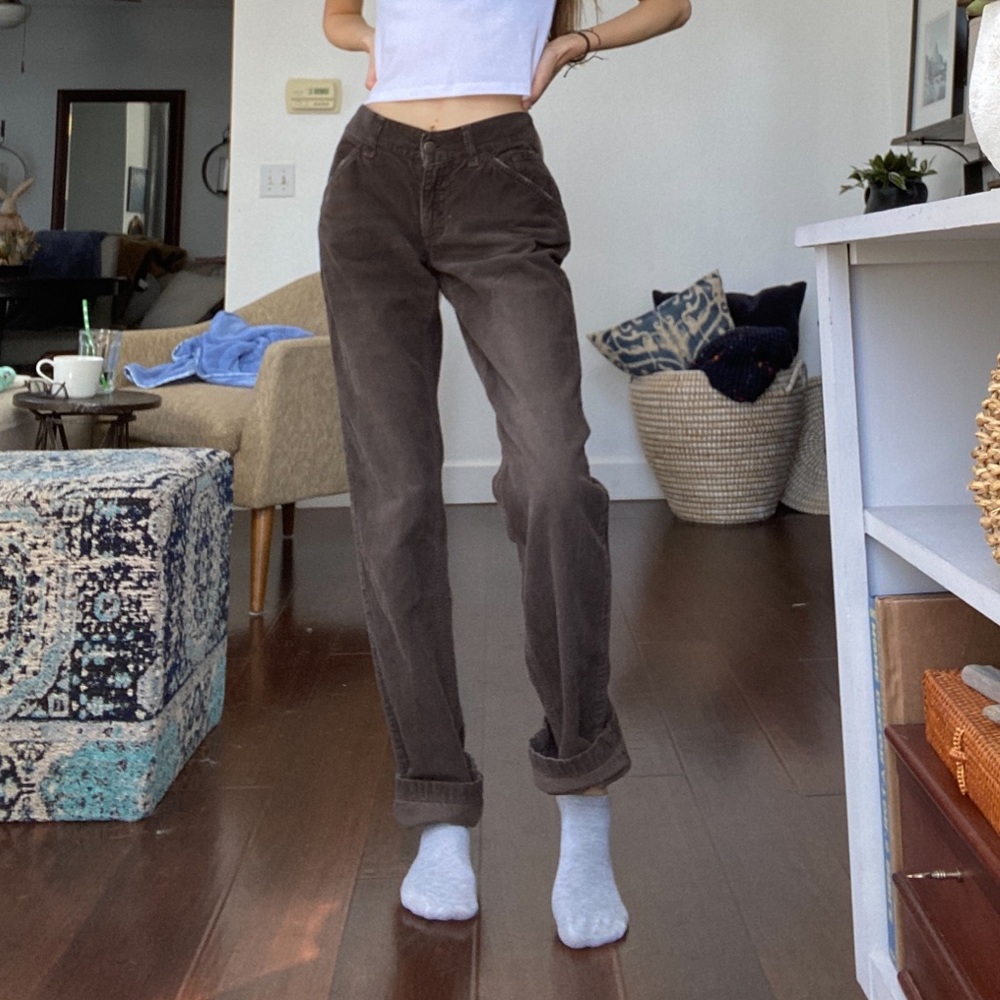 DOLCE & GABBANA brown corduroy jeans